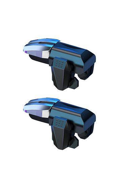 ALLOYSEED B G21 1 Pair 6 Finger Game Controller for PUBG Game Mobile Gamepad Trigger Joystick Shooter Fire Bu.