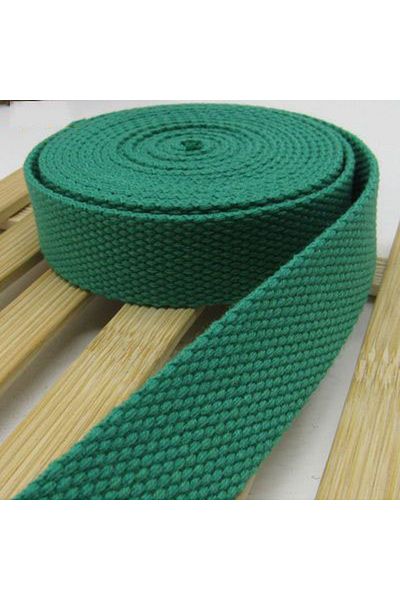 Choice 25MM Grass green 5M Cotton Webbing Suspenders Craft Supplies DIY Decorative Sewing Fabric Crafts Nyl