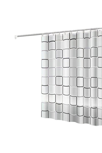 Choice ستارة دش كبيرة مقاومة للماء من مادة PEVA مقاس 80 × 180، ستارة تقسيم حم...