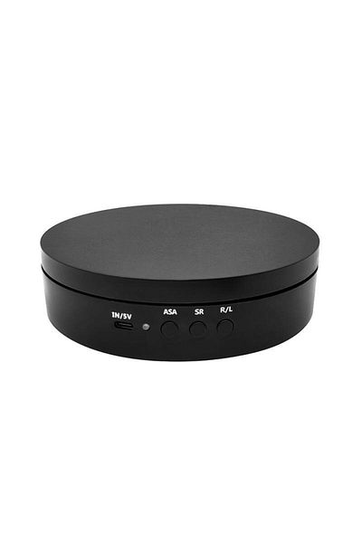 Choice Black Type-c Photography Turntable Electric Rotating Display Stand 360 Degree With Remote Control Mo
