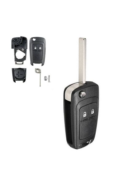 Choice Car Key Shell For Chevrolet For Cruze 10-13 Orlando Key Case 2 Button Replace Key Remote Case Car...