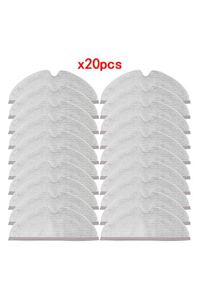 Choice 20 pcs Mop Cloth Accessories For Xiaomi Roborock Q7 Max / Q7 Max+ / T8 S5 Robot Vacuum Cleaner Repla
