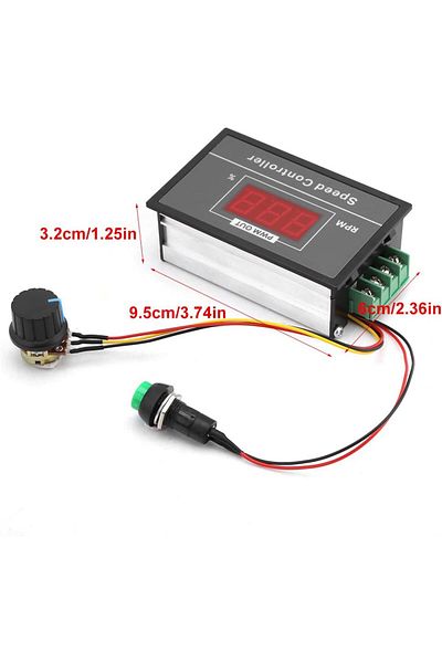 Choice منظم سرعة محرك DC 6-60V 12V 24V 36V 48V 30A PWM منظم سرعة محرك DC مع...