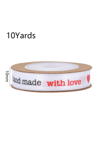 Choice 10 ياردات 5 10 ياردات شرائط Grosgrain على شكل قلب حب، لفافات سلكية، زي...