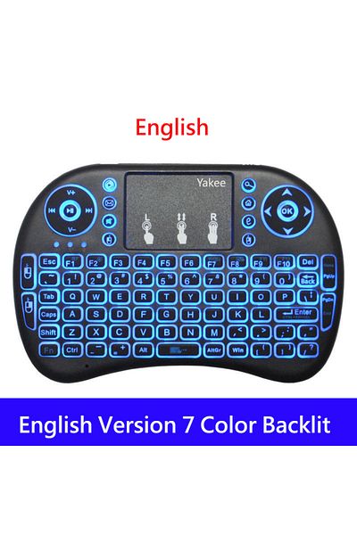 Choice English Keyboard AAA i8 keyboard 2.4GHz Wireless Keyboard  with Touchpad Air Mouse Remote Control Fo