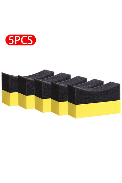 Choice 5pcs 5/10pcs Auto Cleaning Sponge Brush Set for Car Wheel Tire Wash Wipe Water Suction Sponge Pad Wa