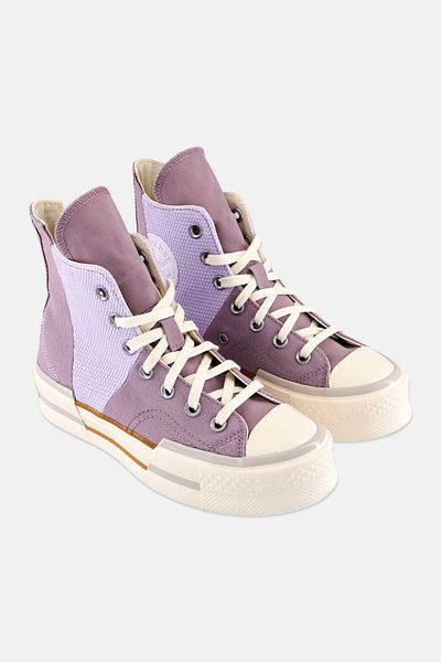 converse Women Chuck 70 Plus Hi Lace Up Shoes, Lilac