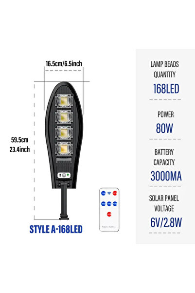 Choice1 مصابيح LED تعمل بالطاقة الشمسية W779B لإضاءة الشوارع الخارجية والحديق...