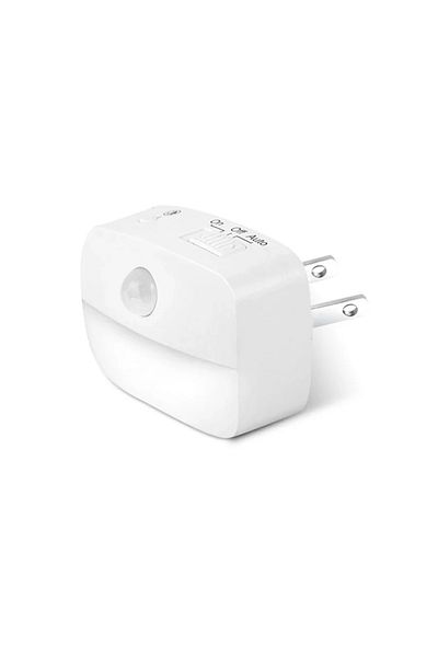 GGBEE US Plug 3 Colors EU US Socket Led Night Light with Motion Sensor AC 85-265V PIR Human Induction Lamp