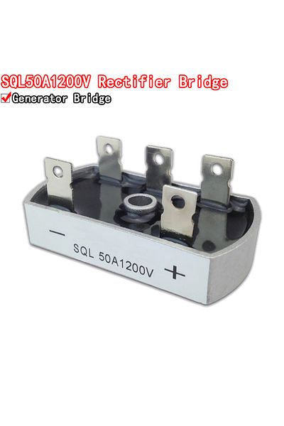 Si Tai&SH 50A 1200V Aluminum Metal Case 3 Phase Diode Bridge Rectifier 50Amp SQL50A Module