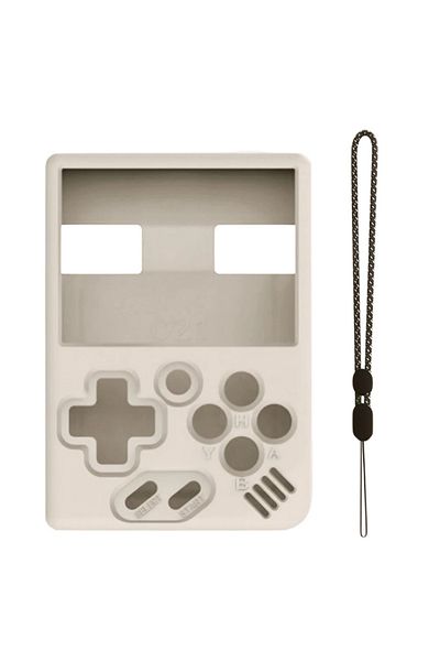 ALLOYSEED for MIYOO MINI Plus Beige Silicone Protection Skin for MIYOO Soft Case Cover Sleeve Anti-Scratch Non