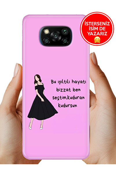 POCO X3 NFC - X3 Pro Kılıf Trend Desenli Esnek Kapak Ben Seçtim