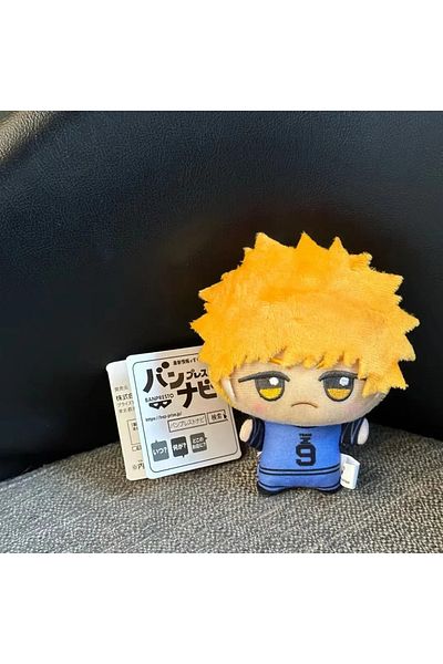 Choice B Mini Blue Lock Plush Toy Keychain Nagi Backpack Charm Anime Peripheral Cute Stuffed Doll Bag Deco.
