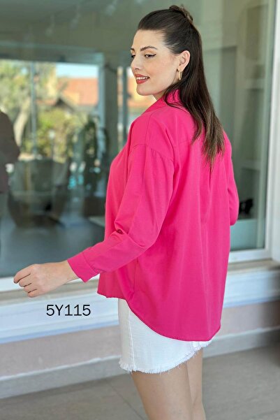 İnce Topuk Cotton Voile Fabric Shirt 5Y115