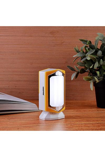 Geepas Rechargeable LED Lantern, GE53025 | Light Dimmer Function | 21Pcs LED Tube, 4 Hours Working Time