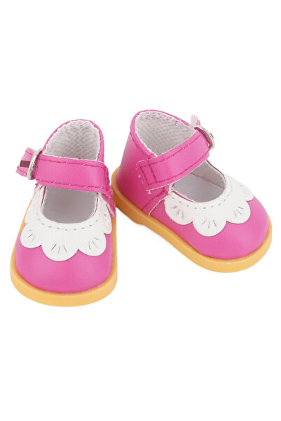 Choice حذاء دمية جلدي أحمر وردي 5 سم مقاس 1/6 حذاء قصير لطيف من الدانتيل لدمي...