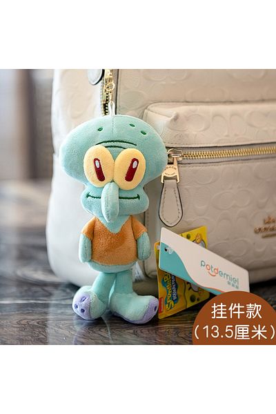 Potdemiel Squidward 13.5cm Anime Spongebob Squarepants Patrick Star Squidward Eugene H. Krabs Gary Kawaii Stuf