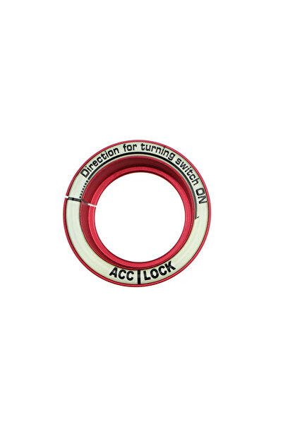 Choice غطاء دائرة ثقب المفتاح الأحمر لمفتاح الإشعال للسيارة فورد فوكس 2 MK2 3 MK3 4 MK4