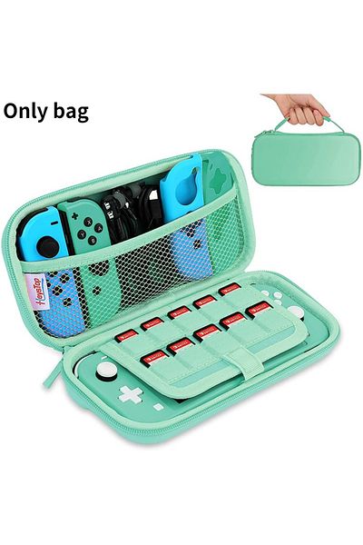 Choice Green NEW Carrying Case Compatible with Nintendo Switch Lite, Portable Nintendo Switch Lite Bag for