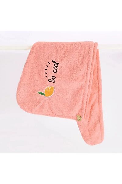 Choice lemon 1pc Quickly Dry Hair Hat Super Absorbent Soft Bathroom Women Head Towels Girls Cute Hair Towel