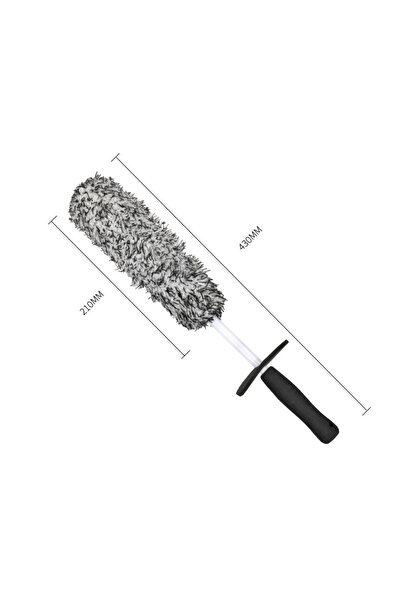 choice2 black brush 1pc Car Wash Microfiber Wheels Brush Non-Slip Ultra Soft ...