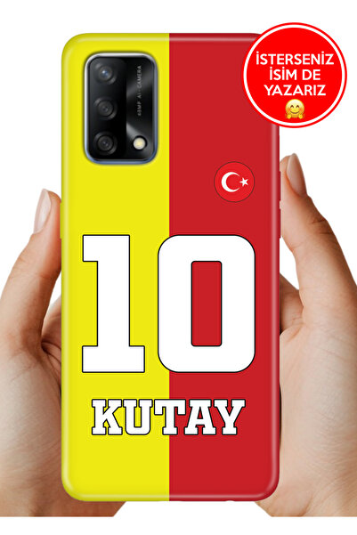 OPPO A74 4G Uyum Kılıf Kişiye Özel İsim Yazılı Forma Tasarım Silikon Parçalı