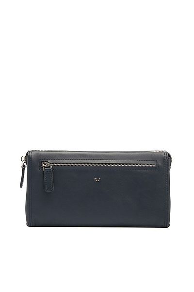 Tergan Δερμάτινη ανδρική τσάντα Navy Blue 01604M80