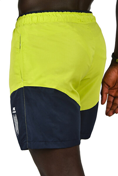 Rizz up Erkek Açık Yeşil Hızlı Kuruyan Micro Polyester File Astarlı Kısa Deniz Şortu 2403000