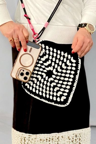 Pinty Design Crochet Duobag Phone Strap and Wallet Bag