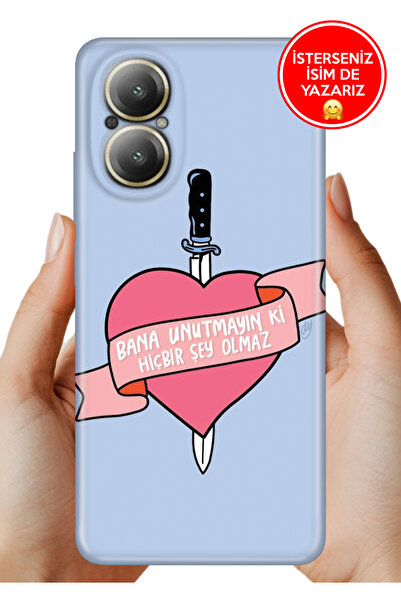 realme 12 Lite Kılıf Trend Desenli Esnek Kapak Bana Bir şey Olmaz
