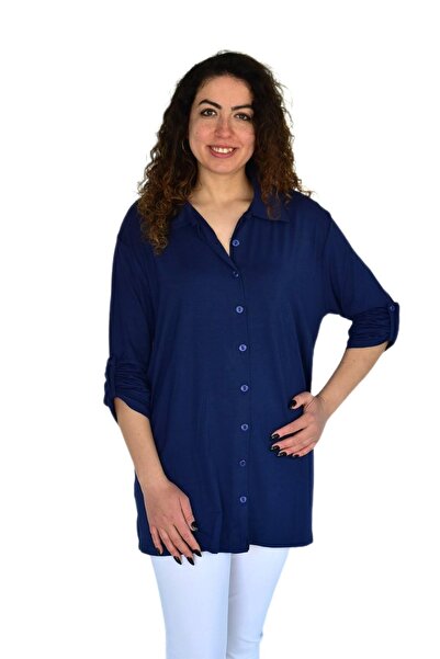 BAGLAN Bluză de damă din viscoză mărime mare BGL-ST04254