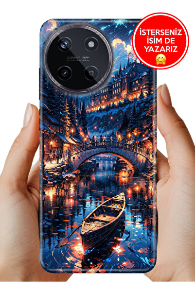 realme 11 4G Kılıf Yerli Üretim Desenli Kapak Venice Night