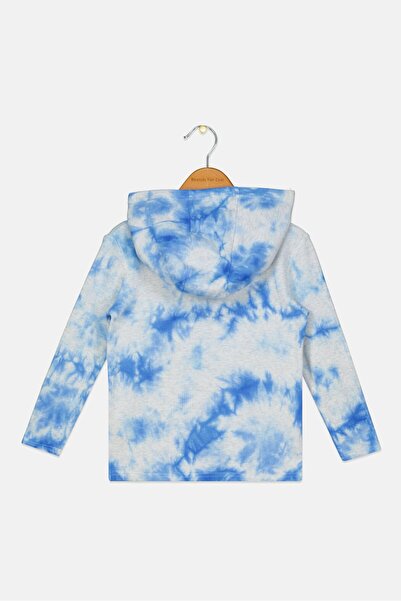 Andy & Evan Toddlers Boy Hooded Tie Dye Long Sleeves Sweatshirt, Multicolor