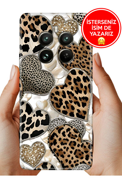 realme 12 Pro (RMX3842) Kılıf TPU Resimli Silikon Kalp90210