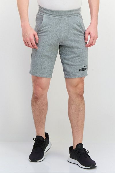 Puma Men Sportswear Fit Drawstring Brand Logo Training Short, Grey