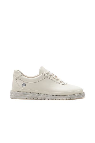 Mammamia Women's Genuine Leather Casual Shoes 25Y D25Ya-705 Z Bone