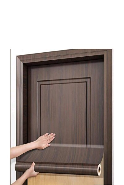 VİEW 2 لفة من ورق الحائط بتصميم حبيبات الخشب، مظهر خشبي، ذاتي اللصق للجدران والأثاث 40*500 سم