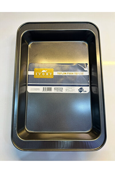 vanilinkitchen صينية خبز تيفلون عاجية – 37 × 25 سم، غير لاصقة،