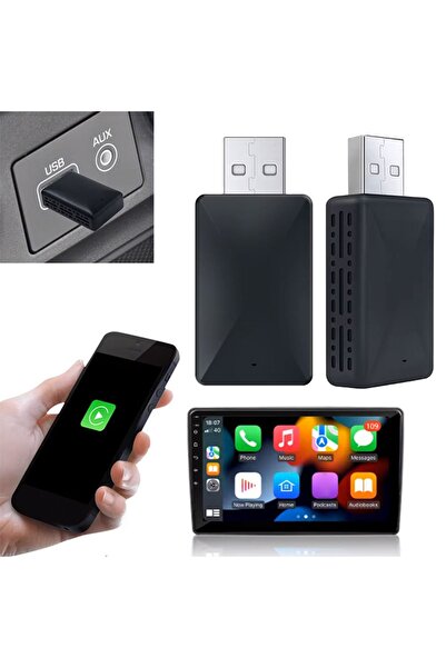 ARBIX Kablosuz Car Play Adaptör ü Apple Ve Android Cihazlar Için Uyumlu Wirel...