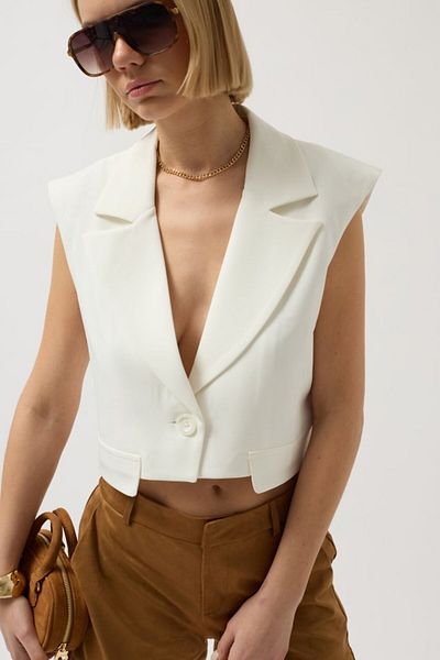 MD Kumsal Button Detail Pocket Vest