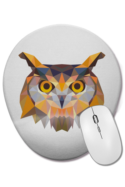 BASKI DÜNYASI Mouse Pad oval cu suport pentru încheietura mâinii, cu animale ...