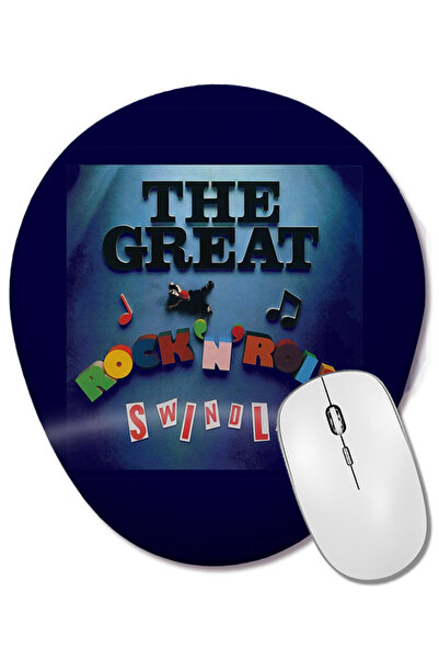 BASKI DÜNYASI Mouse Pad oval The Great Rock Roll Swindle cu suport pentru înc...