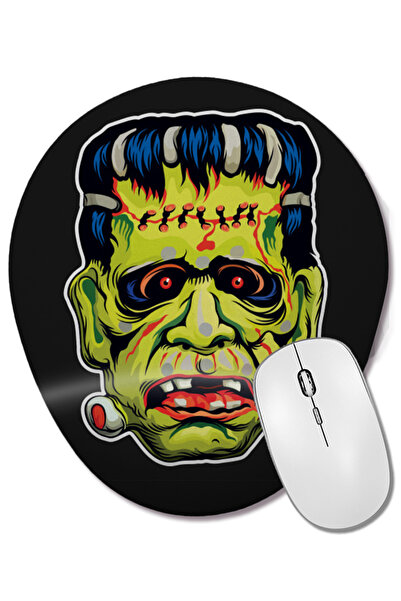 BASKI DÜNYASI Vintage Halloween este cel mai bun mouse pad oval cu suport pentru încheietura mâinii