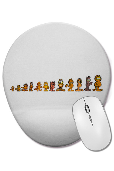 BASKI DÜNYASI Οβάλ ποντίκι με υποστήριξη καρπού Garfield