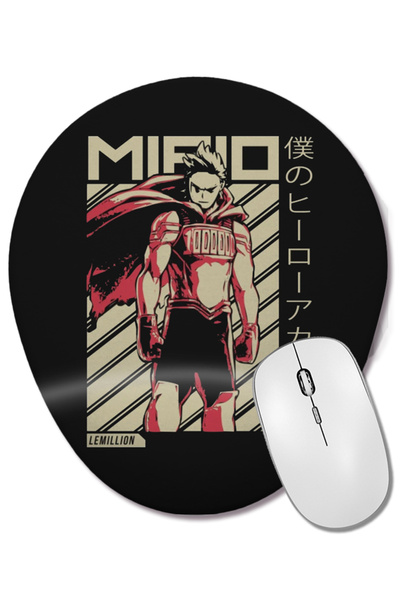 BASKI DÜNYASI Mirio Togata Lemillion My Hero Academia Anime Mouse Pad oval cu...