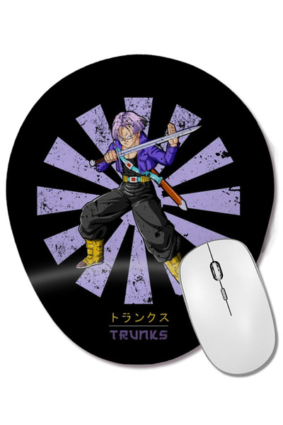 BASKI DÜNYASI Mouse Pad oval retro japonez Dragon Ball Z cu suport pentru înc...