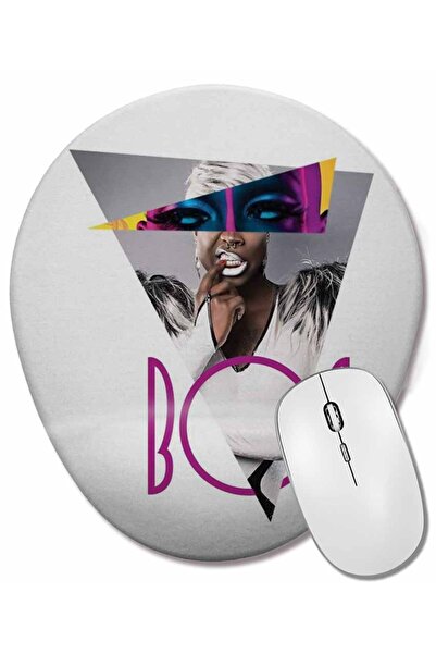 BASKI DÜNYASI Mouse Pad oval Bob cu suport pentru încheietura mâinii