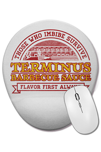 BASKI DÜNYASI Flavor First Always Bilek поддържа овална подложка за мишка