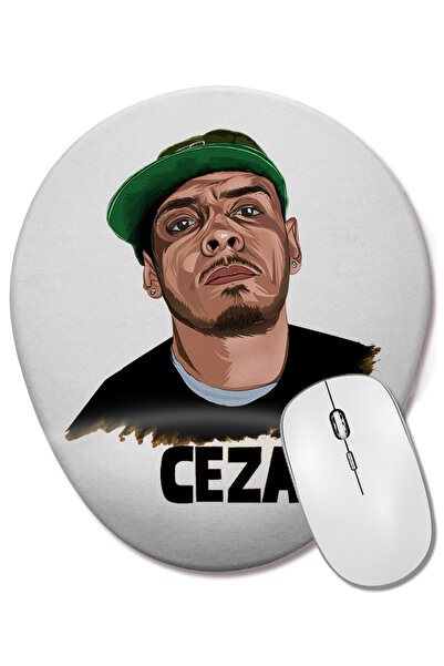BASKI DÜNYASI Mouse Pad oval cu suport pentru încheietura mâinii, ilustrație ...