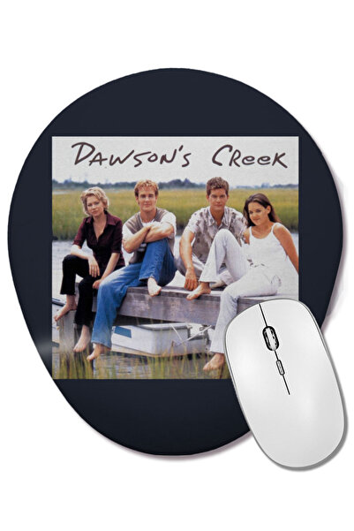 BASKI DÜNYASI Mouse Pad oval retro Dawsons Creek Cast cu suport pentru încheietura mâinii